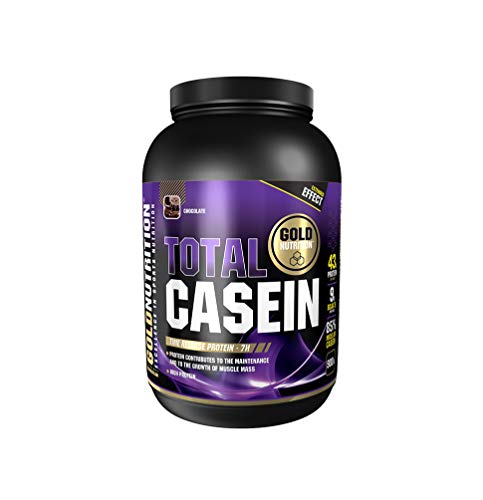 Goldnutrition Total Whey Caseina 900g, Chocolate, Efecto Anti Catabólico