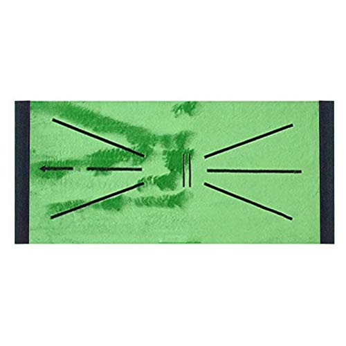 Golf Training Mat for Swing Detection Batting Mini Golf Practice Hitting Mat Golf Practice Training Aid Game and Gift for Home Office Outdoor Indoor Use