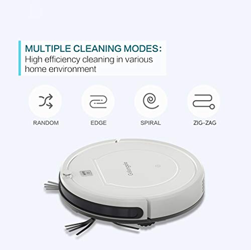 Golongele Robot Aspirador, succión de 1400Pa, Auto Recarga de batería, 4 Modos de Limpieza, Robot Aspirador para pelos de Perro, Suelos de parquet y alfombras de Pelo Corto Golongele Robot Aspirador, succión de 1400Pa, Auto Recarga de batería, 4 Modos de Limpieza, Robot Aspirador para pelos de Perro, Suelos de parquet y alfombras de Pelo Corto
