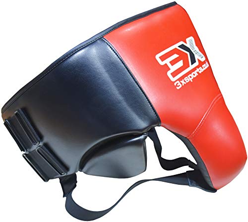 Golpear La Ingle Copa De Guardia Ingle De Cuero De Piel De Vaca Guardia Copa Atlética Para Formación MMA Boxeo Muay Thai Sparring Luchando Protector Abdominal Para Hombres Jock Strap Para Kickboxing