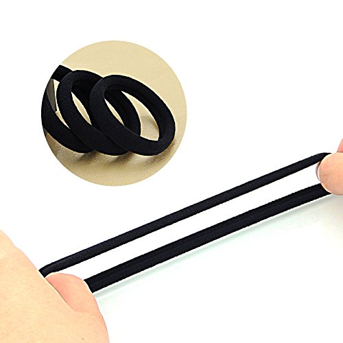 GOLRISEN Gomas de Pelo Negras, 20 unids Gomas Pelo Gruesas de Algodón, Banda de Pelo Elástica Grande, Cinta Elástica de Pelo para Mujer Hombre Niña, Coletero para Pelo Grueso Largo, Pesado y Rizado GOLRISEN Gomas de Pelo Negras, 20 unids Gomas Pelo Gruesas de Algodón, Banda de Pelo Elástica Grande, Cinta Elástica de Pelo para Mujer Hombre Niña, Coletero para Pelo Grueso Largo, Pesado y Rizado