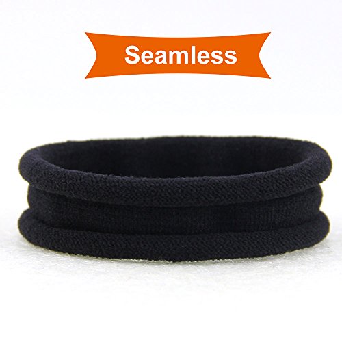 GOLRISEN Gomas de Pelo Negras, 20 unids Gomas Pelo Gruesas de Algodón, Banda de Pelo Elástica Grande, Cinta Elástica de Pelo para Mujer Hombre Niña, Coletero para Pelo Grueso Largo, Pesado y Rizado GOLRISEN Gomas de Pelo Negras, 20 unids Gomas Pelo Gruesas de Algodón, Banda de Pelo Elástica Grande, Cinta Elástica de Pelo para Mujer Hombre Niña, Coletero para Pelo Grueso Largo, Pesado y Rizado