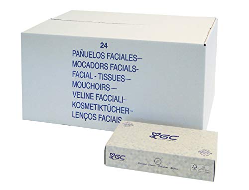 Gomà-Camps - Caja 24 Estuches 100 Pañuelos Desmaquillantes Faciales, 2400 Unidades | Papel Tissue de Alta Suavidad y Absorción, Certificado FSC MIX, Ideal Centros de Salud, Restauración y Hostelería Gomà-Camps - Caja 24 Estuches 100 Pañuelos Desmaquillantes Faciales, 2400 Unidades | Papel Tissue de Alta Suavidad y Absorción, Certificado FSC MIX, Ideal Centros de Salud, Restauración y Hostelería
