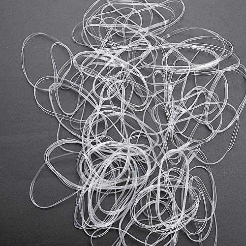 Gomas elásticas 35 piezas grandes gruesas elásticas transparentes, resistentes para papeleras, carpetas, archivadores, para suministros de oficina, hogar, escuela, banco, resistente, duradero, ancho Gomas elásticas 35 piezas grandes gruesas elásticas transparentes, resistentes para papeleras, carpetas, archivadores, para suministros de oficina, hogar, escuela, banco, resistente, duradero, ancho