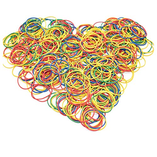 Gomas Elasticas de Colores Surtidas,Xiuyer Bandas de Goma 38 x 14 mm Papeleria Rubber Band para Hogar Colegio Banco Oficina Artículos(200g, acerca de 600 piezas) Gomas Elasticas de Colores Surtidas,Xiuyer Bandas de Goma 38 x 14 mm Papeleria Rubber Band para Hogar Colegio Banco Oficina Artículos(200g, acerca de 600 piezas)