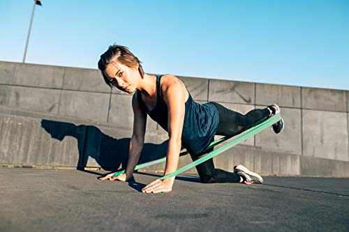 Gomas elasticas fitness de VIA FORTIS - Conjunto de 3 bandas elasticas musculacion con anclaje de Puerta – perfecto para tu entrenamiento en casa - con el plan de entrenamiento y la bolsa