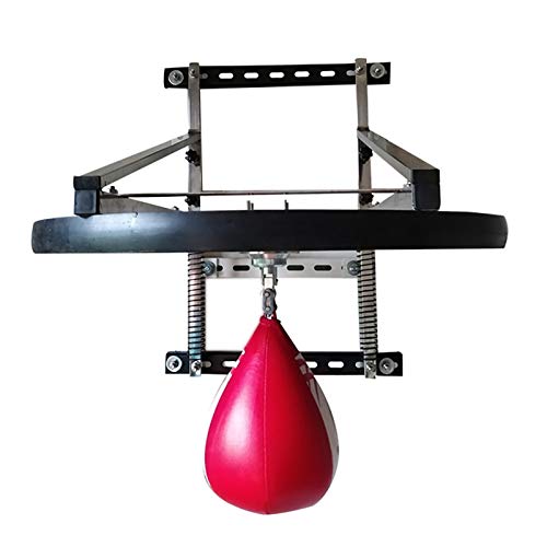 GonFan Velocidad De Boxeo Plataforma Bolsa De Altura Ajustable De Boxeo Entrenamiento De La Resistencia A Los Ejes Rotativos 3 (Color : Wood, Size : 19mm)