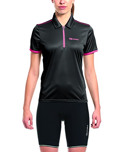 Gonso Mujer litha Da-Lite Bike de Polo, Primavera/Verano, Mujer, Color Negro, tamaño 36