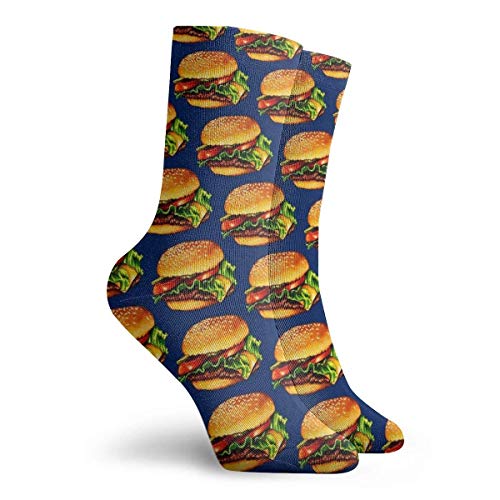 Good Food Burger Cheeseburgers - Calcetines unisex para acampada Good Food Burger Cheeseburgers - Calcetines unisex para acampada