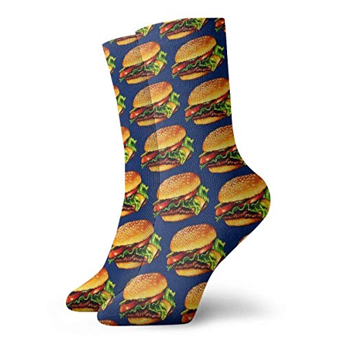 Good Food Burger Cheeseburgers - Calcetines unisex para acampada