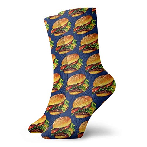 Good Food Burger Cheeseburgers - Calcetines unisex para acampada Good Food Burger Cheeseburgers - Calcetines unisex para acampada