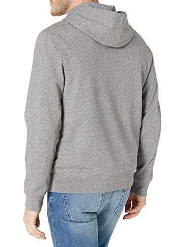 Goodthreads Sudadera Ligera de Felpa Francesa con Capucha Fashion-Hoodies, Gris Jaspeado, M