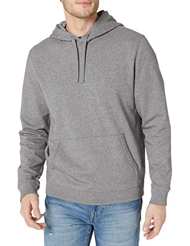 Goodthreads Sudadera Ligera de Felpa Francesa con Capucha Fashion-Hoodies, Gris Jaspeado, M