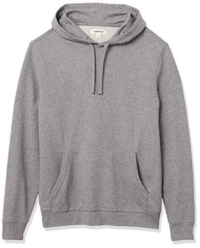 Goodthreads Sudadera Ligera de Felpa Francesa con Capucha Fashion-Hoodies, Gris Jaspeado, M