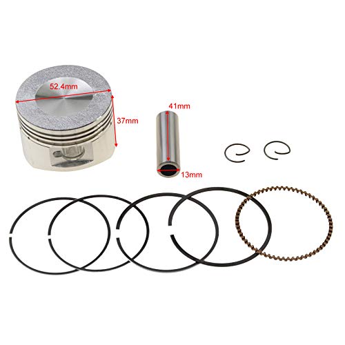 GOOFIT 52,4 mm 110 cc camisas de cilindro sellos de motor de pistón para Lifan Pit Bike ATV Go Kart 4 tiempos 110 cc 125 cc GOOFIT 52,4 mm 110 cc camisas de cilindro sellos de motor de pistón para Lifan Pit Bike ATV Go Kart 4 tiempos 110 cc 125 cc