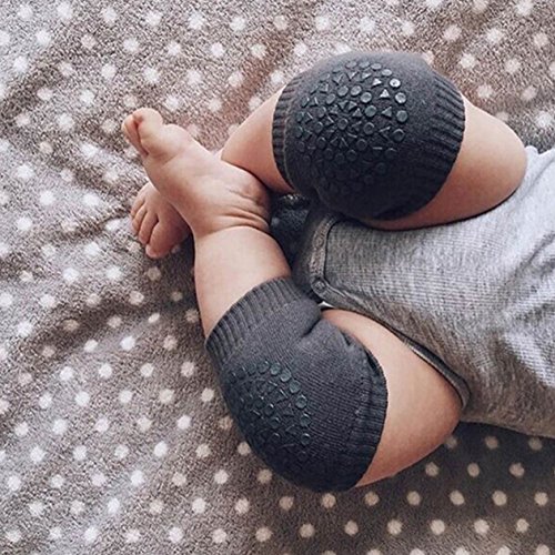 GOPOWD 3 Pares de Rodillera para Bebé Niños Niñas con Antideslizante Goma para 6 a 24 Meses GOPOWD 3 Pares de Rodillera para Bebé Niños Niñas con Antideslizante Goma para 6 a 24 Meses