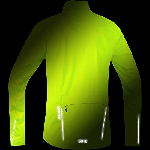 GORE WEAR C3 Chaqueta de hombre GORE-TEX, S, amarillo neón