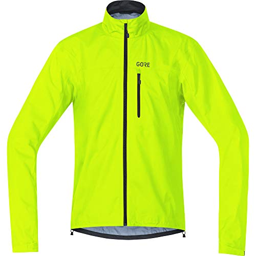 GORE WEAR C3 Chaqueta de hombre GORE-TEX, S, amarillo neón