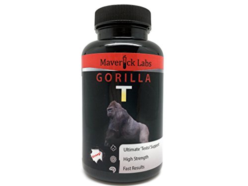 Gorilla Testosterone - píldoras de testosterona para hombres - convertirse en el alfa-gorila - para el crecimiento muscular anabólico y más (totalmente legal) - 90 cápsulas