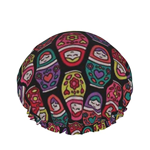 Gorro de baño elástico suave para muñecas rusas de tela multiusos impermeable para capó Gorro de baño elástico suave para muñecas rusas de tela multiusos impermeable para capó