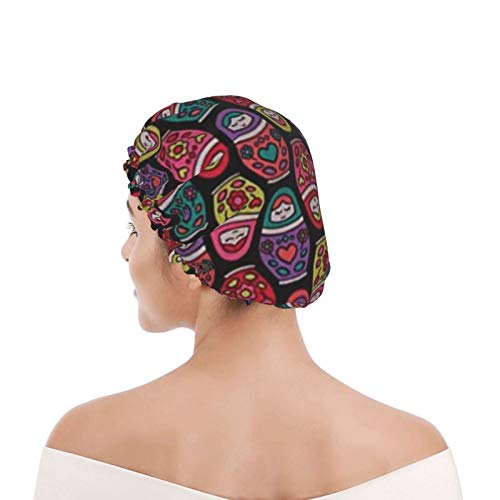 Gorro de baño elástico suave para muñecas rusas de tela multiusos impermeable para capó Gorro de baño elástico suave para muñecas rusas de tela multiusos impermeable para capó