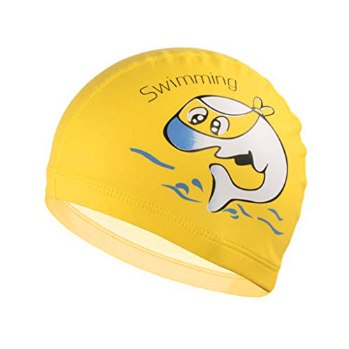 Gorros de Natación, Gorro de Baño para Niños para el Cuidado del Cabello y de la Protección Auditiva