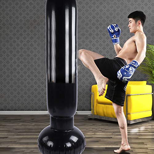 gostcai Bolsa Inflable de PVC para Vaso de Fitness, Bolsa de Taekwondo, Bolsa de Entrenamiento de Culturismo, Bolsas de Arena para Entrenamiento de Boxeo, Accesorio de Alivio de presión para Adultos