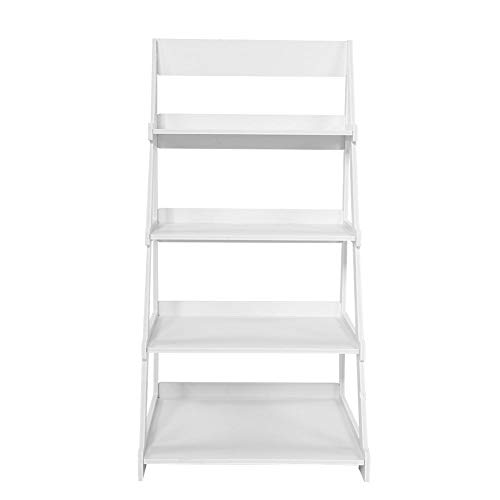 GOTOTOP Estantería Trapezoidal de Almacenamiento y Organización de Madera-Plástico de 4 Niveles Escalera Tipo Soporte de Planta Muebles para el Hogar GOTOTOP Estantería Trapezoidal de Almacenamiento y Organización de Madera-Plástico de 4 Niveles Escalera Tipo Soporte de Planta Muebles para el Hogar