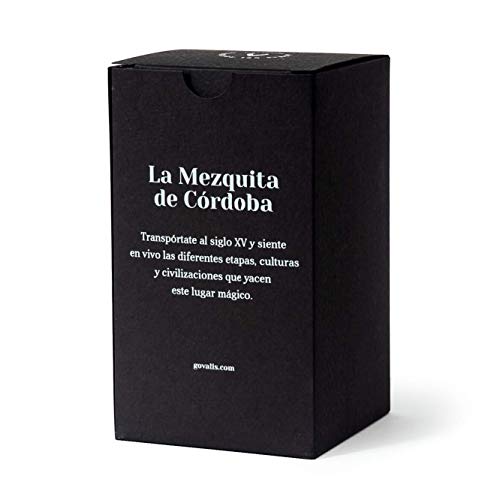 GOVALIS Vela Aromática Mezquita de Córdoba | Cera de Soja 100% Natural | 70-90 Horas, Vela Perfumada Grande en Vaso, Viajes Recuerdos Córdoba, Regalos Originales, Decoración, Yoga, Dormitorio, Baño