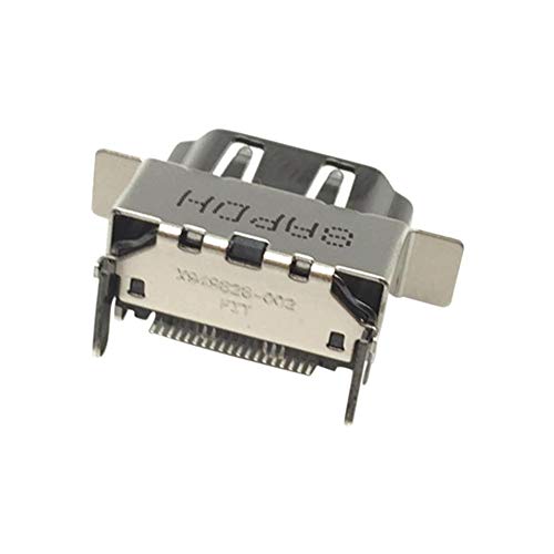 Goyajun 1080P 2.1 HDMI Port Socket Repuesto para Microsoft Xbox One X Placa Base - HD Outlet Adaptador Interface Conector Partes