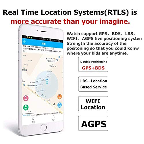 GPS de los niños reloj inteligente posición del teléfono de los niños reloj anti-pérdida SOS llamada posición seguimiento inteligente reloj de seguridad infantil
