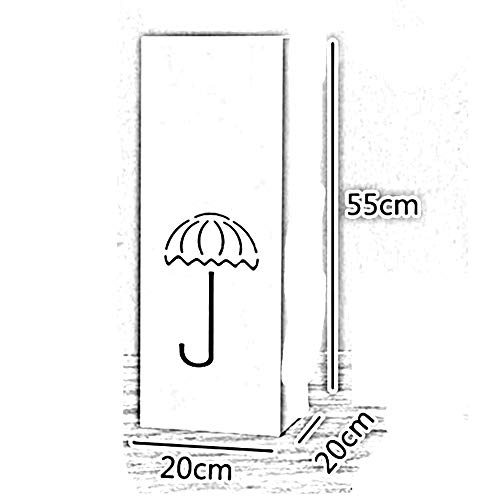 GQY Sombrilla/Compartimento de Almacenamiento/para el hogar/para Hotel/para Oficina/para Oficina Sombrilla para Uso Profesional/de Hierro/paragüero Creativo/paragüero (Color : Negro)