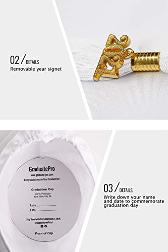 GraduatePro Graduación Toga y Birrete Universidad Bachillerato 2020 Adulto Disfraz Regalo Unisex Mujer Hombre 12 Colores GraduatePro Graduación Toga y Birrete Universidad Bachillerato 2020 Adulto Disfraz Regalo Unisex Mujer Hombre 12 Colores