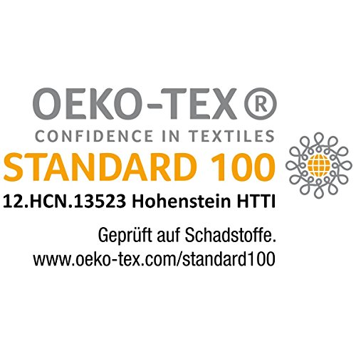 Gräfenstayn® Funda para sillas elásticas Charles - respaldos Redondos y angulares - Ajuste bi-elástico con Junta Oeko-Tex Standard 100:"Confianza verificada (Antracita)