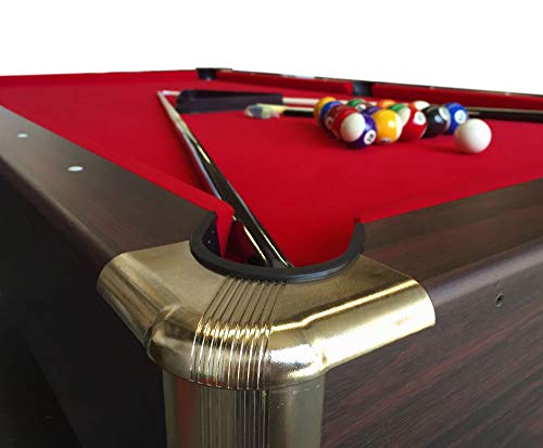 GRAFICA MA.RO SRL Mesa de Billar Juegos de Billar Pool 8 ft Modelo Caesar Rojo Carambola Medición 220 x 110 cm Nuevo Embalado Disponible