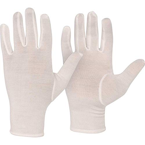 Granberg 110.0155 – 1 par de guantes blancos de bambú para niños con dermatitis, talla 7-8 años.