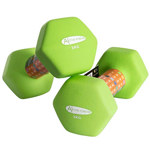 Grandma Shark Active Forever Mancuernas hexagonales (par), Mancuernas Antideslizantes Impermeables de Neopreno 2 × 1 kg 2 kg 3 kg 4 kg 6 kg 8 kg (2×3kg) Grandma Shark Active Forever Mancuernas hexagonales (par), Mancuernas Antideslizantes Impermeables de Neopreno 2 × 1 kg 2 kg 3 kg 4 kg 6 kg 8 kg (2×3kg)