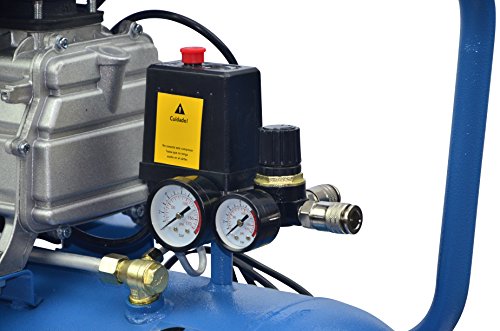 Grandmaster - Compresor De Aire De 50 Litros 220V, 206L/Min, 1500W, 8 Bares/116psi, Filtro De Aire, Velocidad 2850/Min, Compresor Silencioso 92 Db, Válvula De Seguridad Grandmaster - Compresor De Aire De 50 Litros 220V, 206L/Min, 1500W, 8 Bares/116psi, Filtro De Aire, Velocidad 2850/Min, Compresor Silencioso 92 Db, Válvula De Seguridad