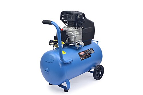 Grandmaster - Compresor De Aire De 50 Litros 220V, 206L/Min, 1500W, 8 Bares/116psi, Filtro De Aire, Velocidad 2850/Min, Compresor Silencioso 92 Db, Válvula De Seguridad Grandmaster - Compresor De Aire De 50 Litros 220V, 206L/Min, 1500W, 8 Bares/116psi, Filtro De Aire, Velocidad 2850/Min, Compresor Silencioso 92 Db, Válvula De Seguridad