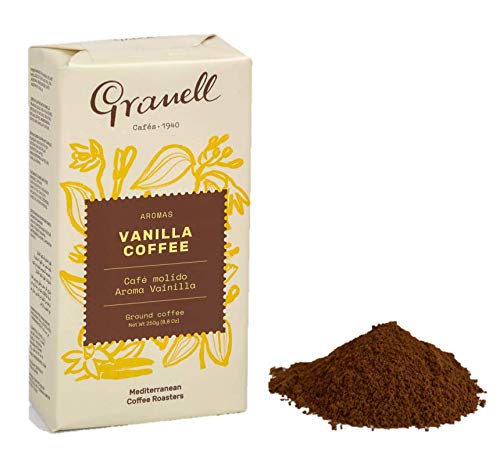 Granell Cafes-1940 Granell - Pack Degustacion Aromas| Cafe Molido 100% Café Arabica - Café Con Un Ligero Toque De Vainilla, Canela, Chocolate O Avellana - Paquetes X 250 Gramos 4 unidades 1000 g