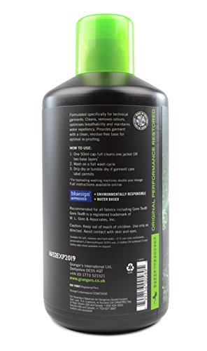 Grangers Performance - Cuidado Personal para Acampada, Color Transparente, Talla 1 Litre Grangers Performance - Cuidado Personal para Acampada, Color Transparente, Talla 1 Litre