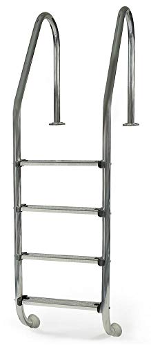 Gre 40272 - Escalera Standard de Acero Inoxidable para Piscina Enterrada, 183 cm Gre 40272 - Escalera Standard de Acero Inoxidable para Piscina Enterrada, 183 cm