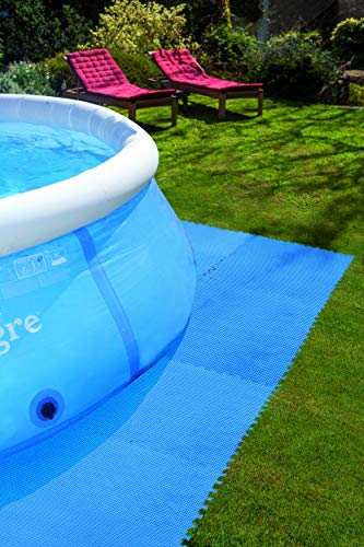 Gre MPF509P Protector de Suelo para Piscina, 9 Piezas, 8 mm de Grosor, Azul Gre MPF509P Protector de Suelo para Piscina, 9 Piezas, 8 mm de Grosor, Azul
