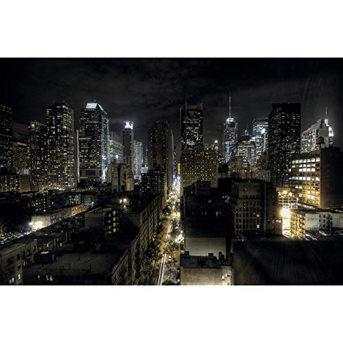 GREAT ART XXL Póster – Manhattan De Noche – Vista del Horizonte Ciudades Turismo Ciudad Decoración Nueva York con Motivos Metrópolis New York Skyline Cartel De Pared Foto (140 X 100 Cm) GREAT ART XXL Póster – Manhattan De Noche – Vista del Horizonte Ciudades Turismo Ciudad Decoración Nueva York con Motivos Metrópolis New York Skyline Cartel De Pared Foto (140 X 100 Cm)