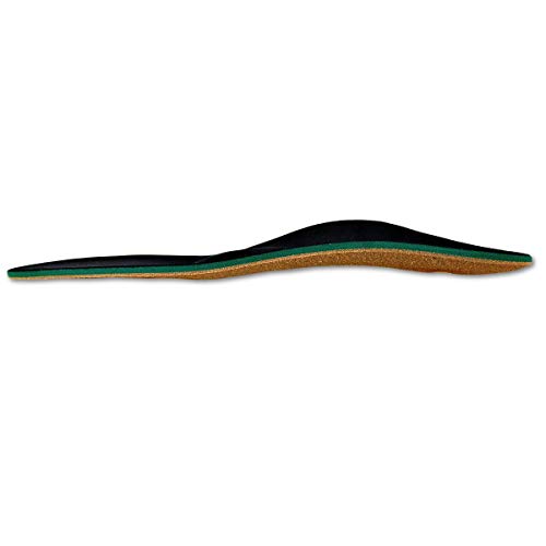 Green-Feet - Plantillas ortopédicas para pie descendido, pie plano, pie normal y pie cavo con soporte para pie transverso y almohadilla de amortiguación para sus pies, fabricado a mano en Alemania, color negro, talla 38 Green-Feet - Plantillas ortopédicas para pie descendido, pie plano, pie normal y pie cavo con soporte para pie transverso y almohadilla de amortiguación para sus pies, fabricado a mano en Alemania, color negro, talla 38