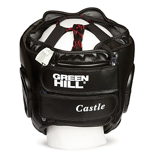 GREEN HILL - Casco de Boxeo - Modelo Castle - Unisex - Talla para Adulto, Unisex Adulto, HGC-9014, Negro, Medium GREEN HILL - Casco de Boxeo - Modelo Castle - Unisex - Talla para Adulto, Unisex Adulto, HGC-9014, Negro, Medium