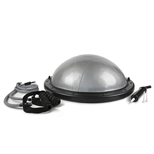 GREEN HILL Fitness - Balancín de Entrenamiento para Pilates, 59 cm, Unisex, Adulto, Gris, Negro, diámetro 59 cm, Peso máximo Permitido: 125 kg GREEN HILL Fitness - Balancín de Entrenamiento para Pilates, 59 cm, Unisex, Adulto, Gris, Negro, diámetro 59 cm, Peso máximo Permitido: 125 kg