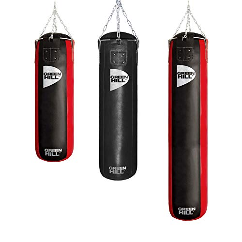 GREEN HILL SACO RELLENO PROFESIONAL PUNCHING BAG HEAVY BAG CUERO (150cm x 35cm x 50kg)