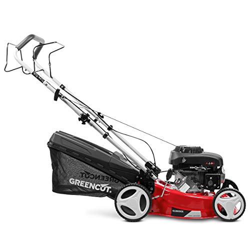 Greencut GLM690SX Cortacésped Autopropulsado, 3000 W, Rojo, 407mm-16