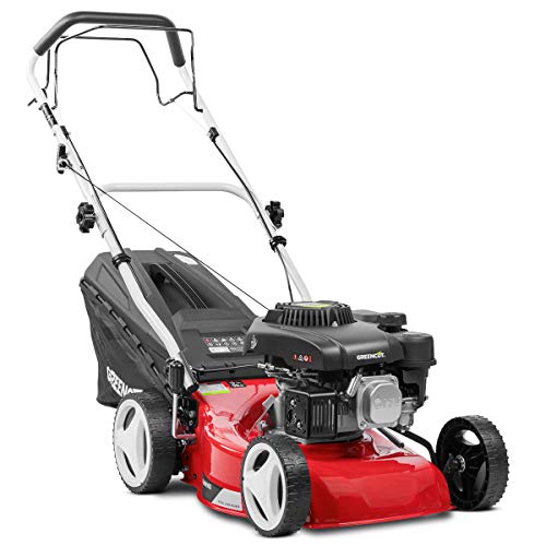 Greencut GLM690SX Cortacésped Autopropulsado, 3000 W, Rojo, 407mm-16